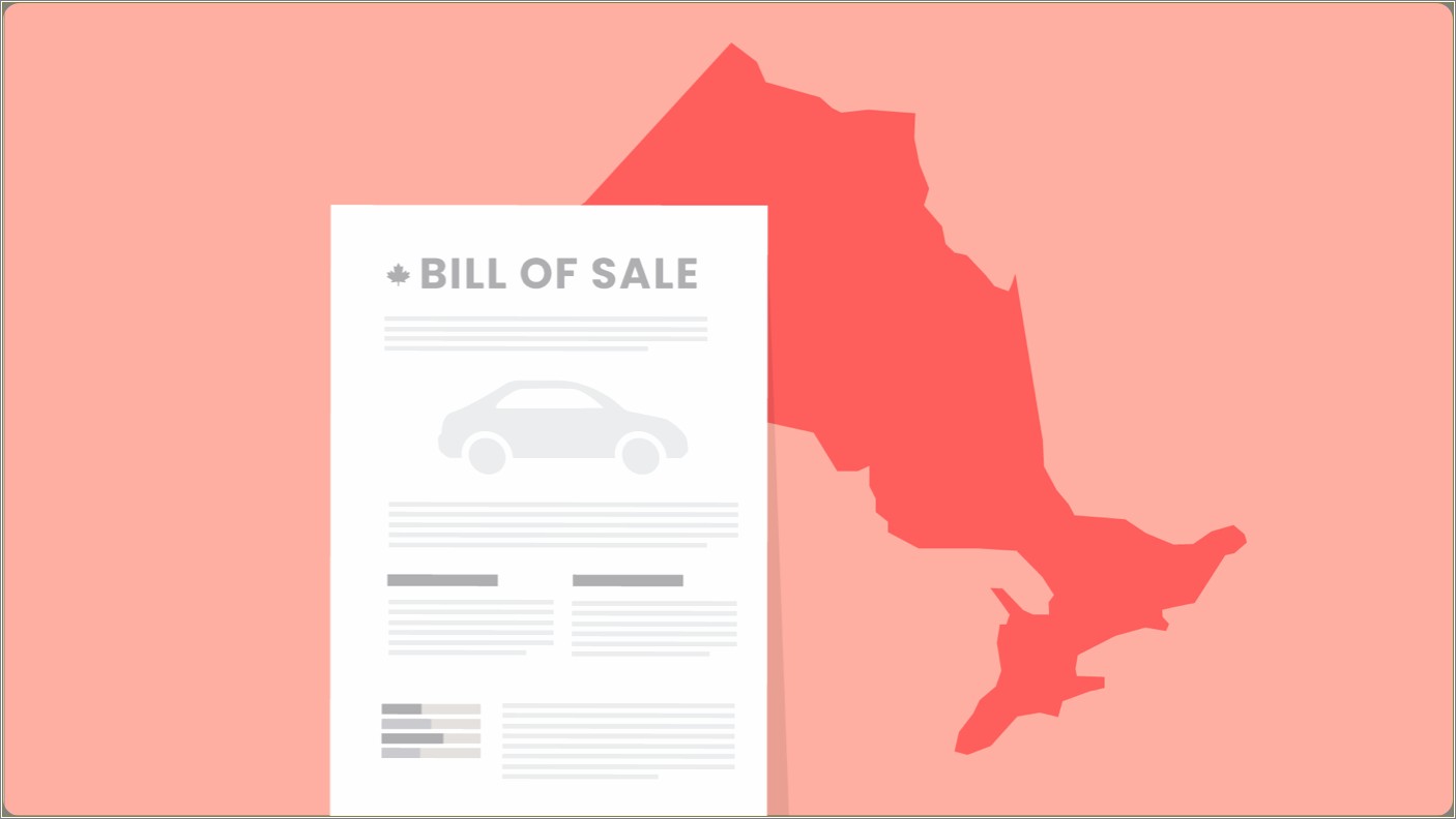 Free Automobile Bill Of Sale Form Template