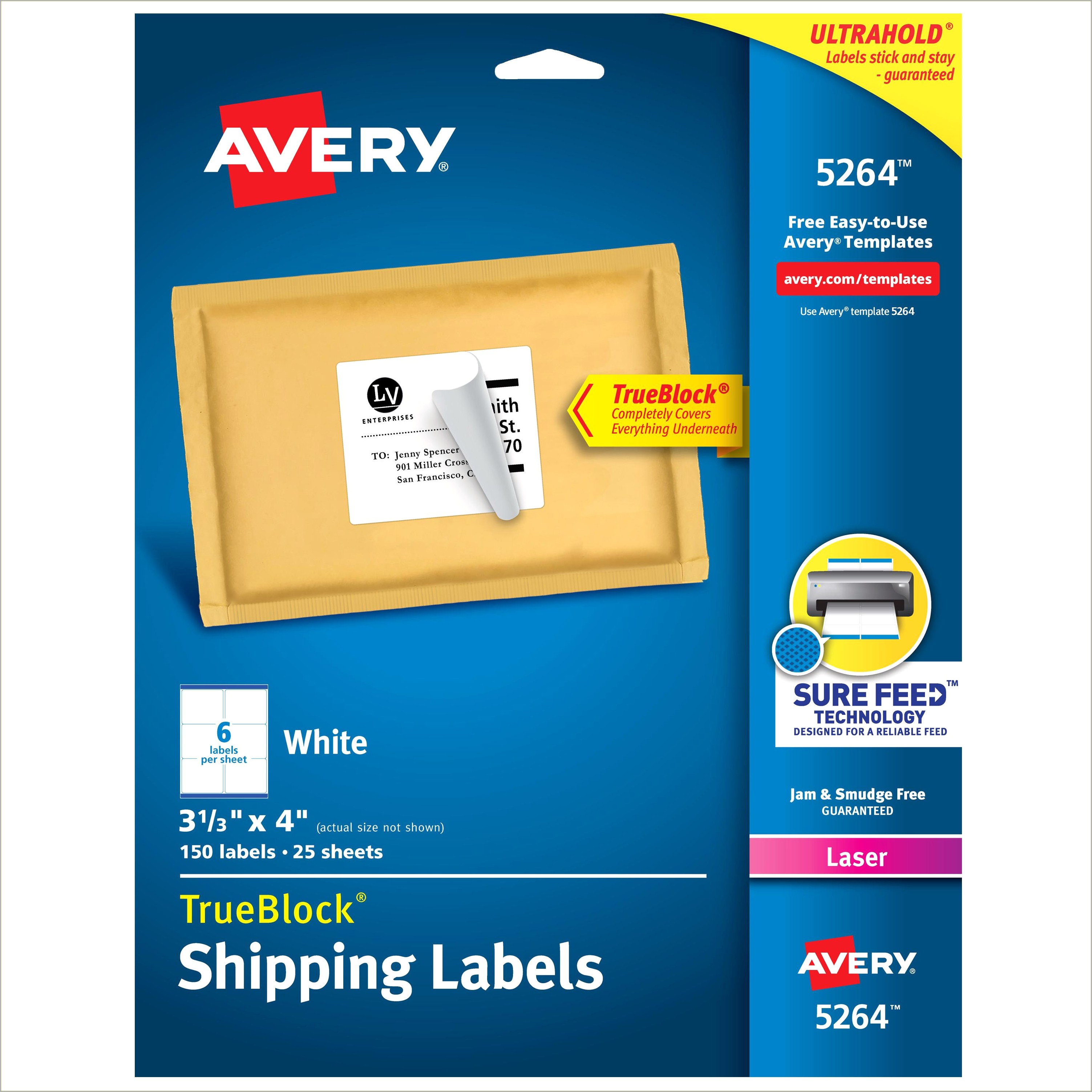 Free Avery Return Address Label Template 8167