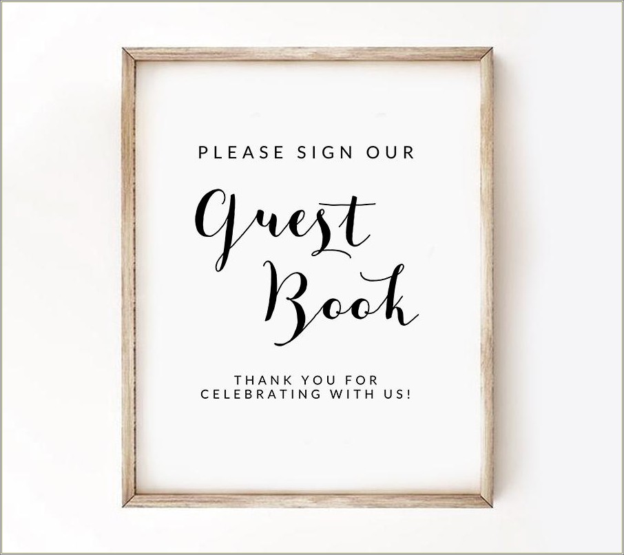 Free Baby Shower Guest Sign In Template