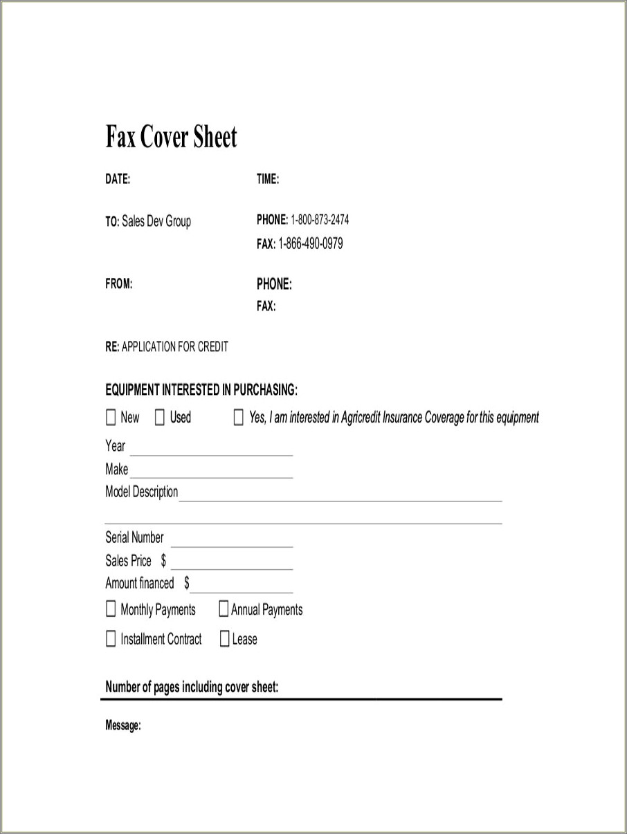 Free Behavioral Health Fax Cover Sheet Template