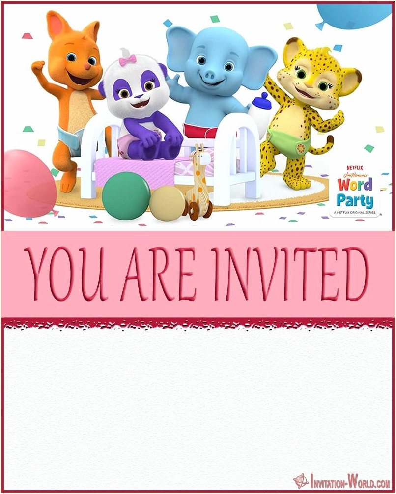 Free Birthday Invitation Card Templates For Word