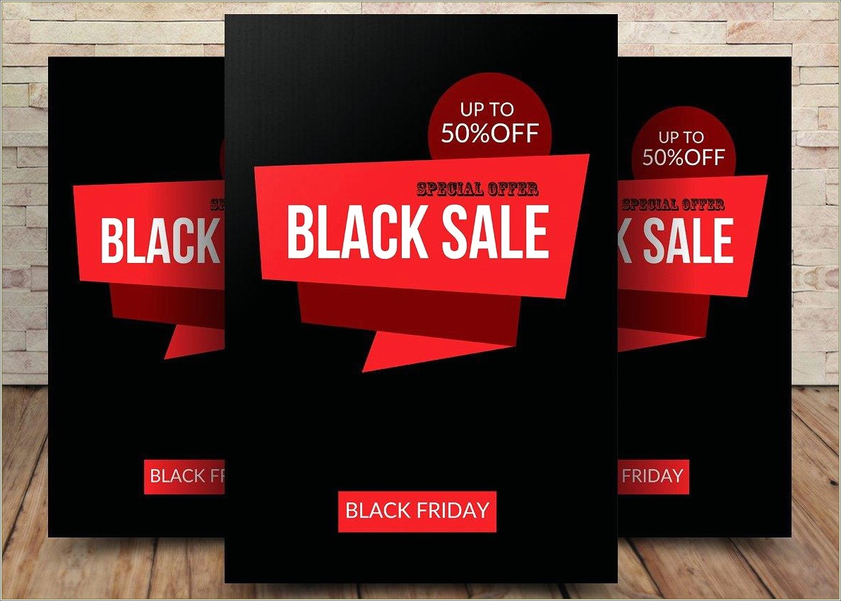 Free Black Friday 3in1 V1 Flyer Template Download