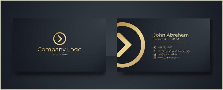 Free Blank Business Card Template Download Illustrator