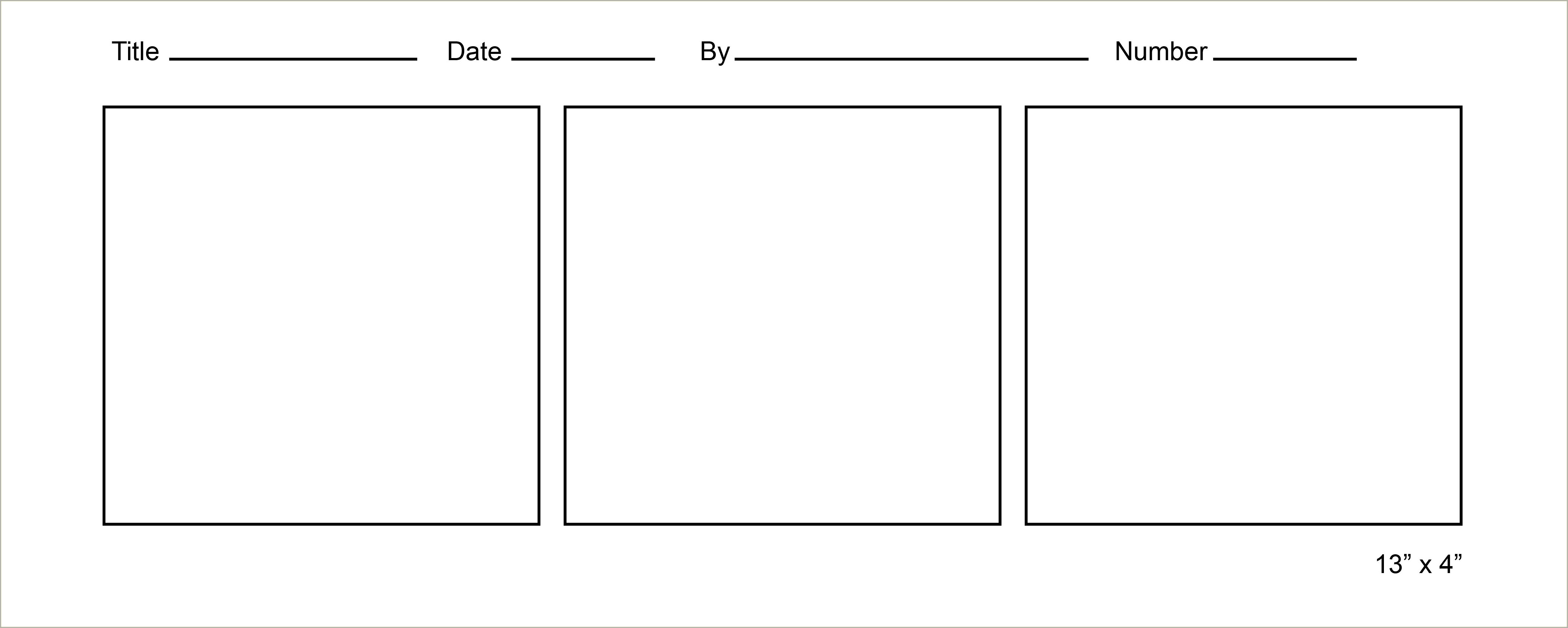 Free Blank Comic Book Page Templates For Photoshop