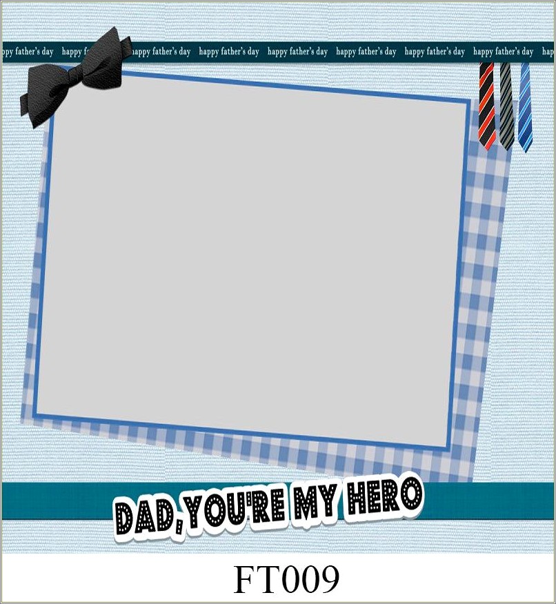 Free Blank Father's Day Invitation Templates