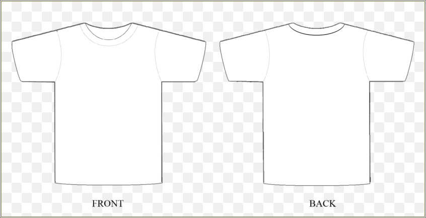 Free Blank T Shirt Templates For Photoshop