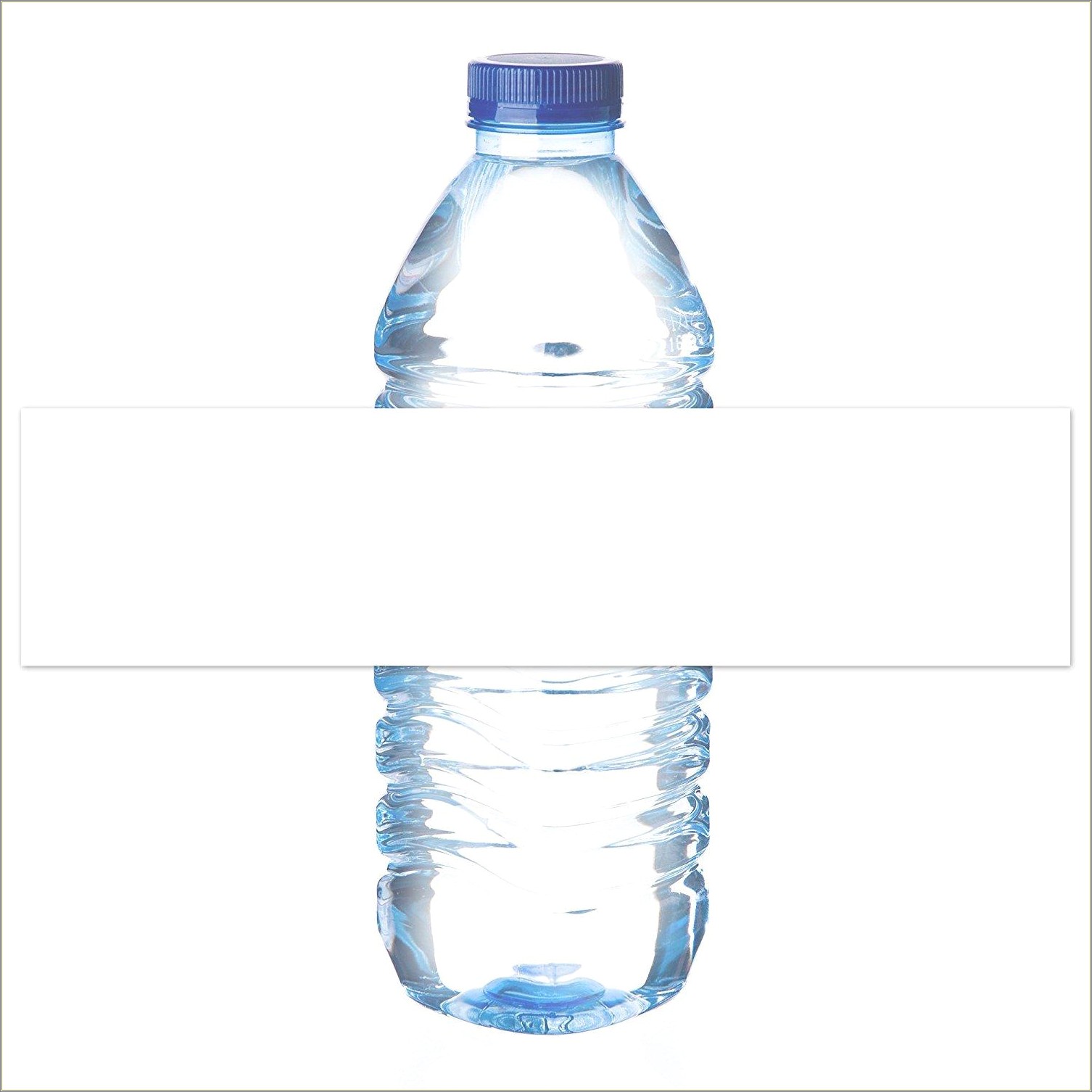 Free Blank Template For Water Bottle Labels
