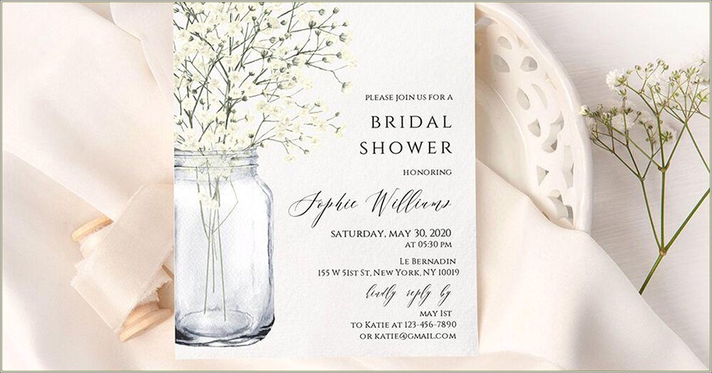 Free Bridal Shower Invitation Templates For Publisher