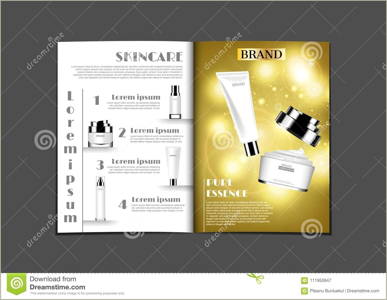 Free Brochure Template For Skin Care Product