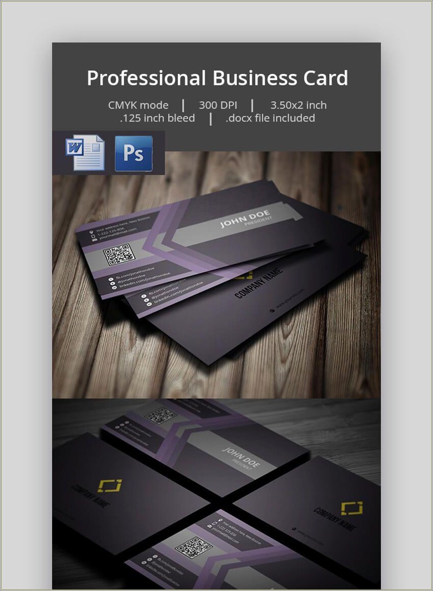 Free Business Card Office Templates For Word