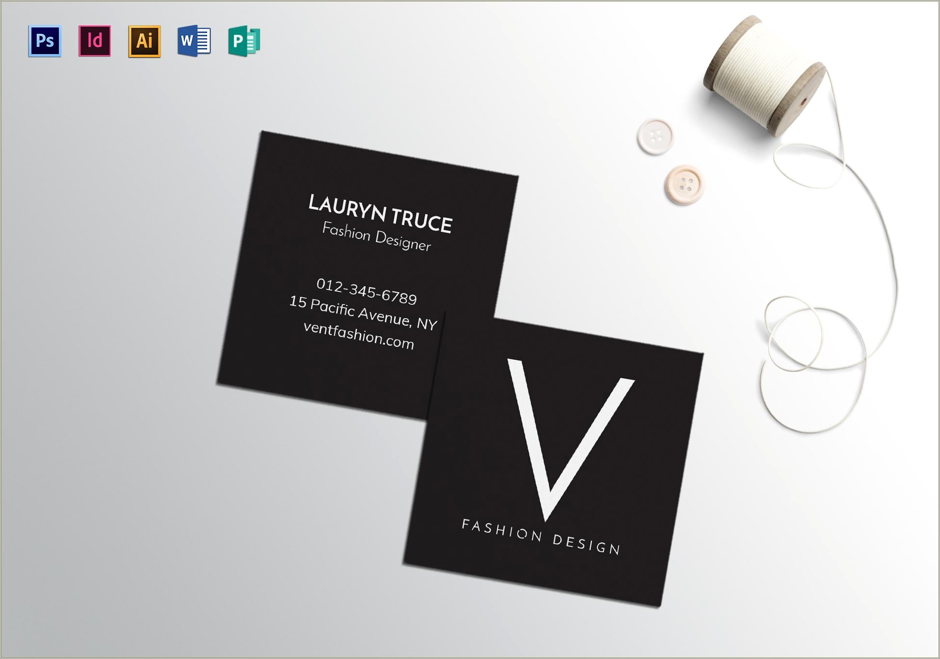 Free Business Card Template For Microsoft Publisher