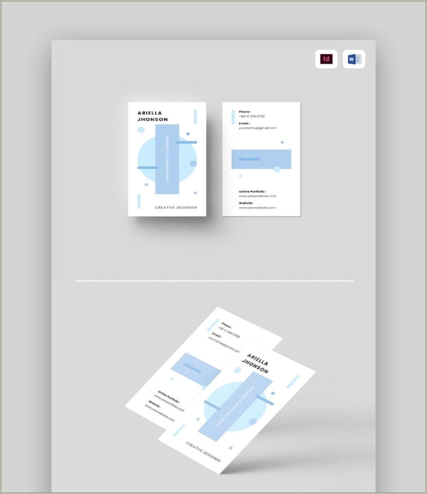 Free Business Card Templates For Word Mac