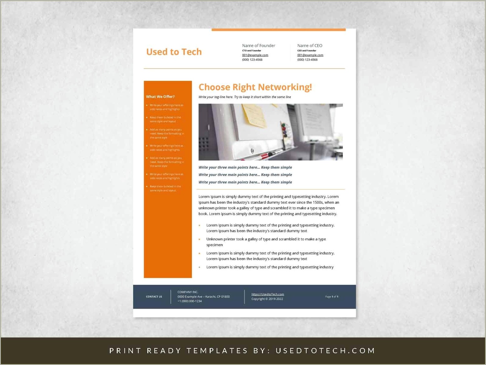 Free Business Flyer Templates On Microsoft Word