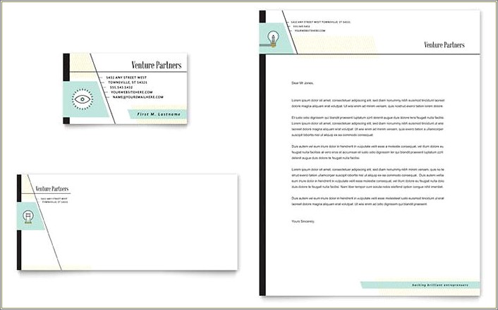 Free Business Letterhead Templates For Word 2007