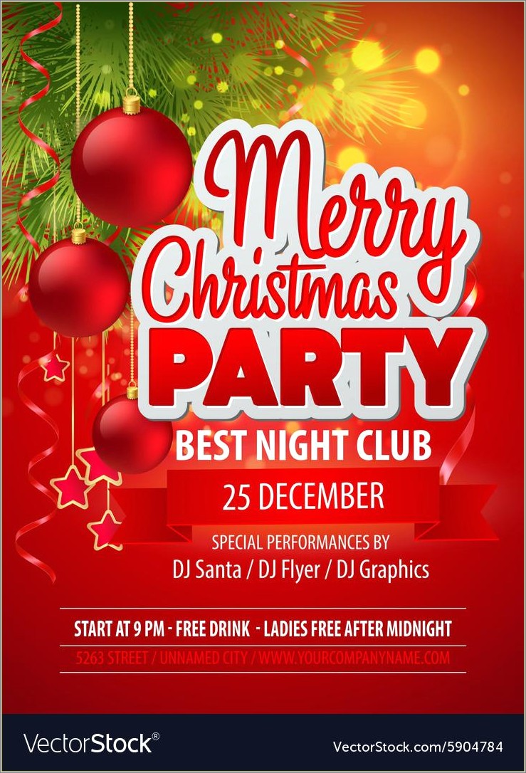 Free Children's Christmas Party Flyer Templates