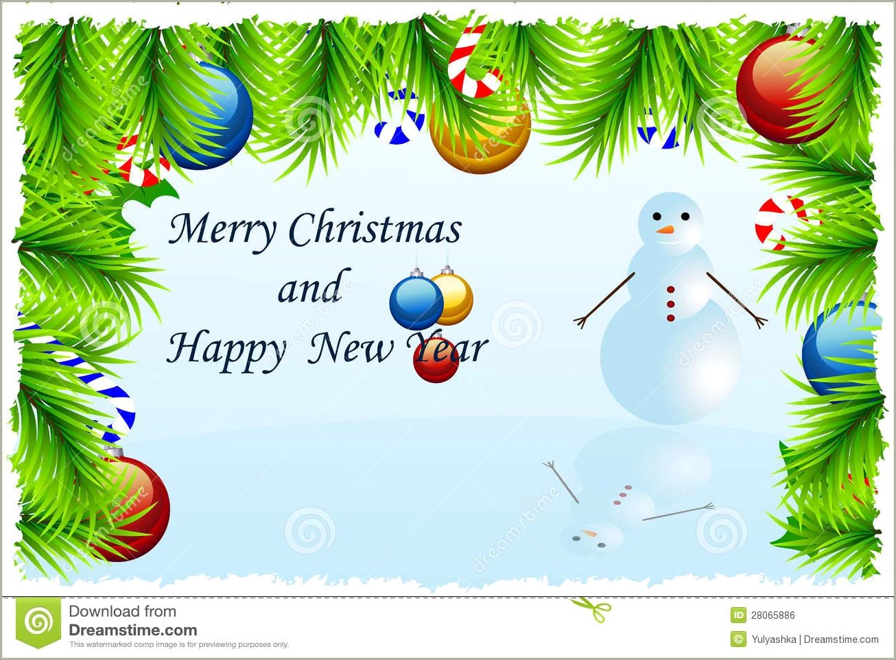Free Christmas Card Best Of The Year Template