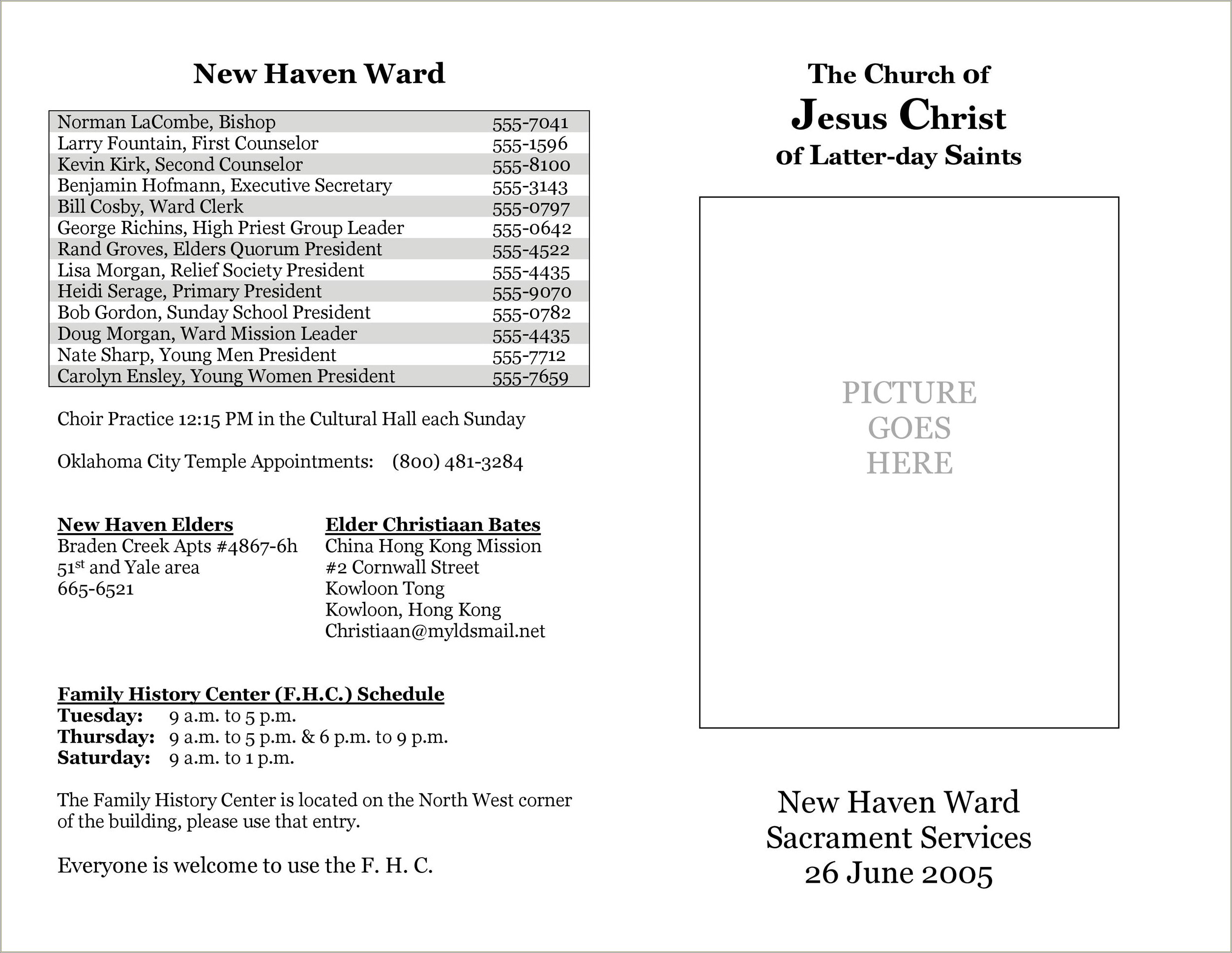 Free Church Brochure Templates For Areas Of Need