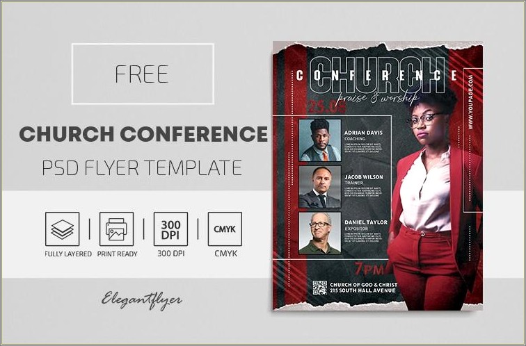 Free Church Service Flyer Template Back To School