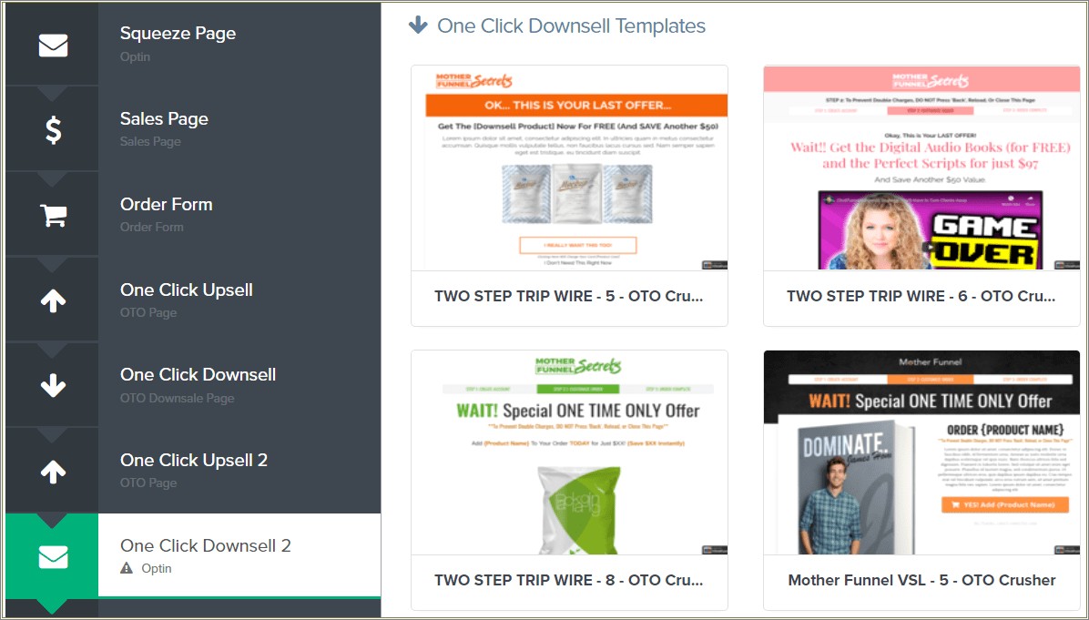 Free Click Funnel Templates Available For Use