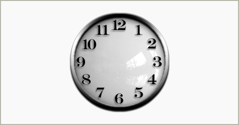 Free Clock Face Template Printable With Hands