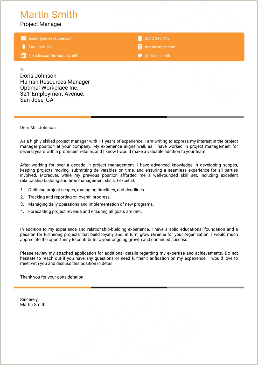 Free Cover Letter Template For Teaching Position