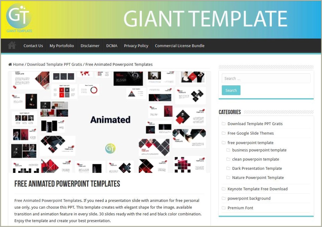 Free Creative Animated Powerpoint Templates Free Download