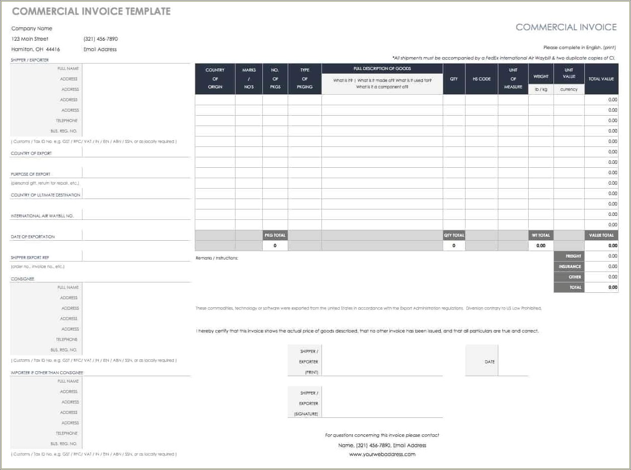 Free Customer Information And Invoicing Open Office Template