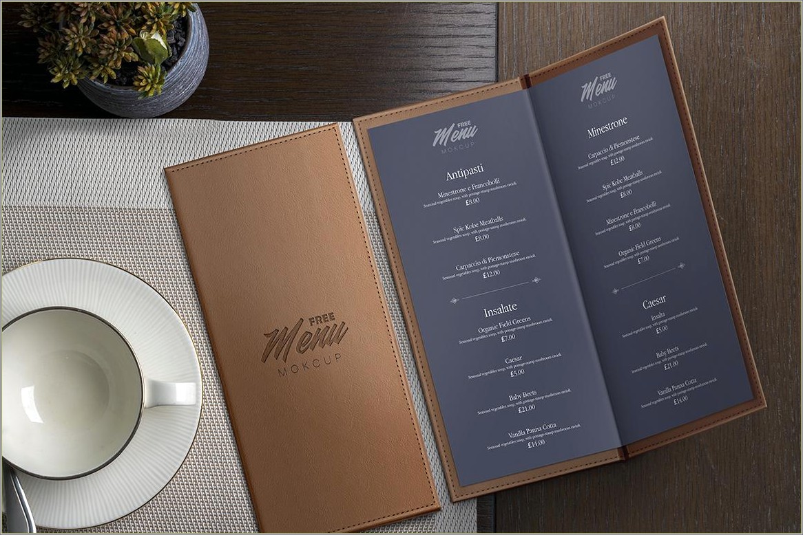 Free Dine In Menu Template For Chinese Restaurant