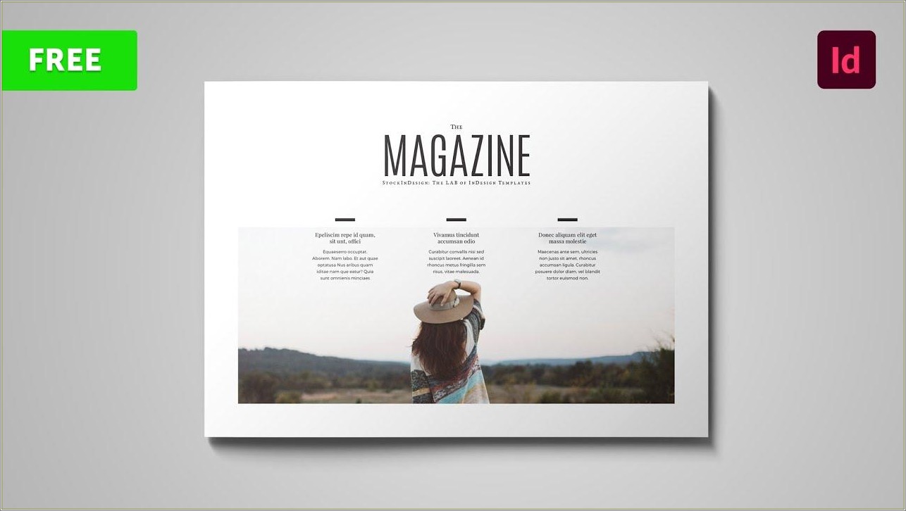 Free Download Ad Supported Magazine Templates Indesign