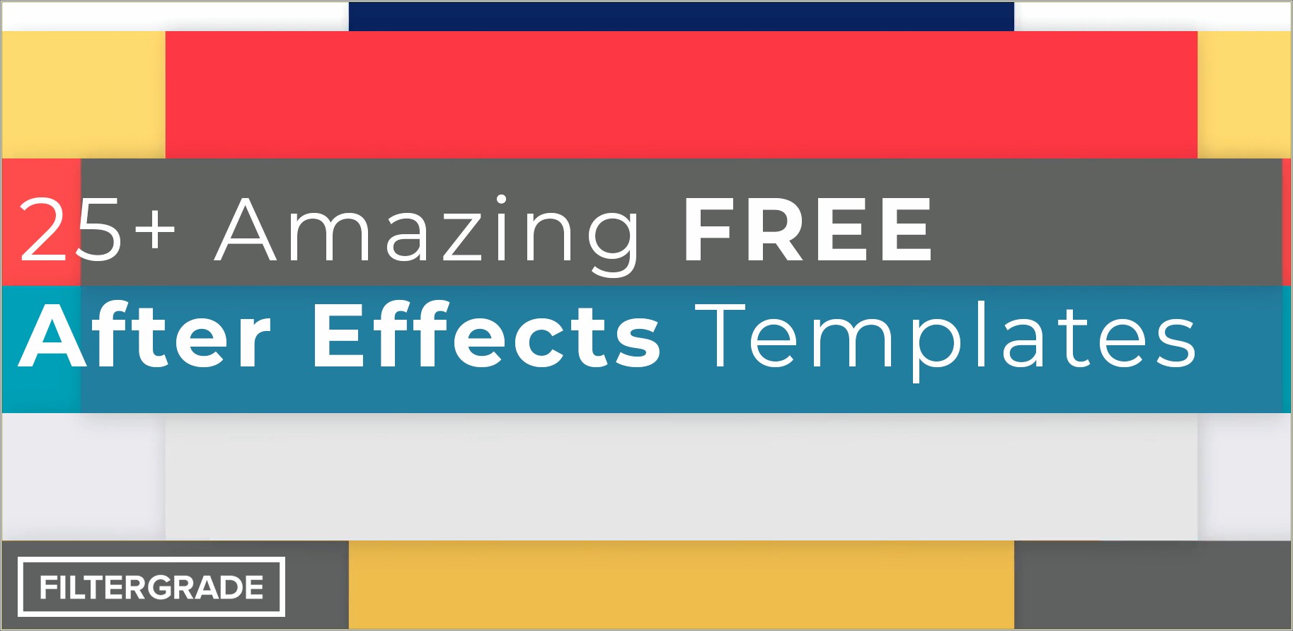 Free Download After Effects Project Template Slideshow Montage