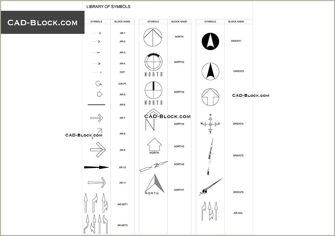 Free Download Autocad Blocks Templates Drawings And Symbols