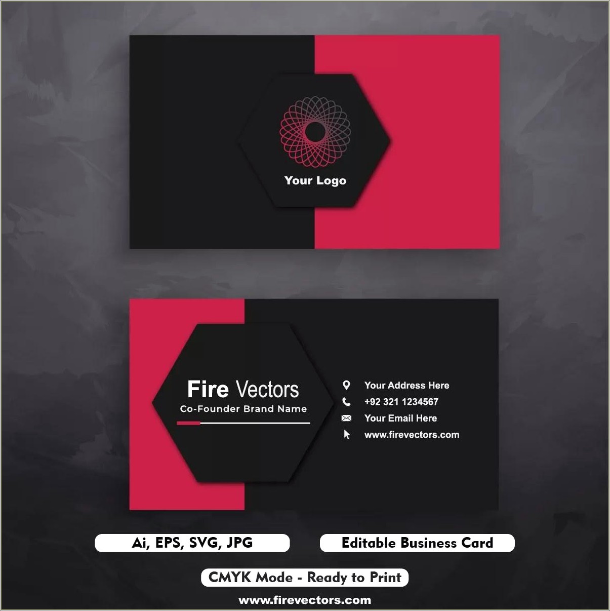 Free Download Business Card Template For Illustrator