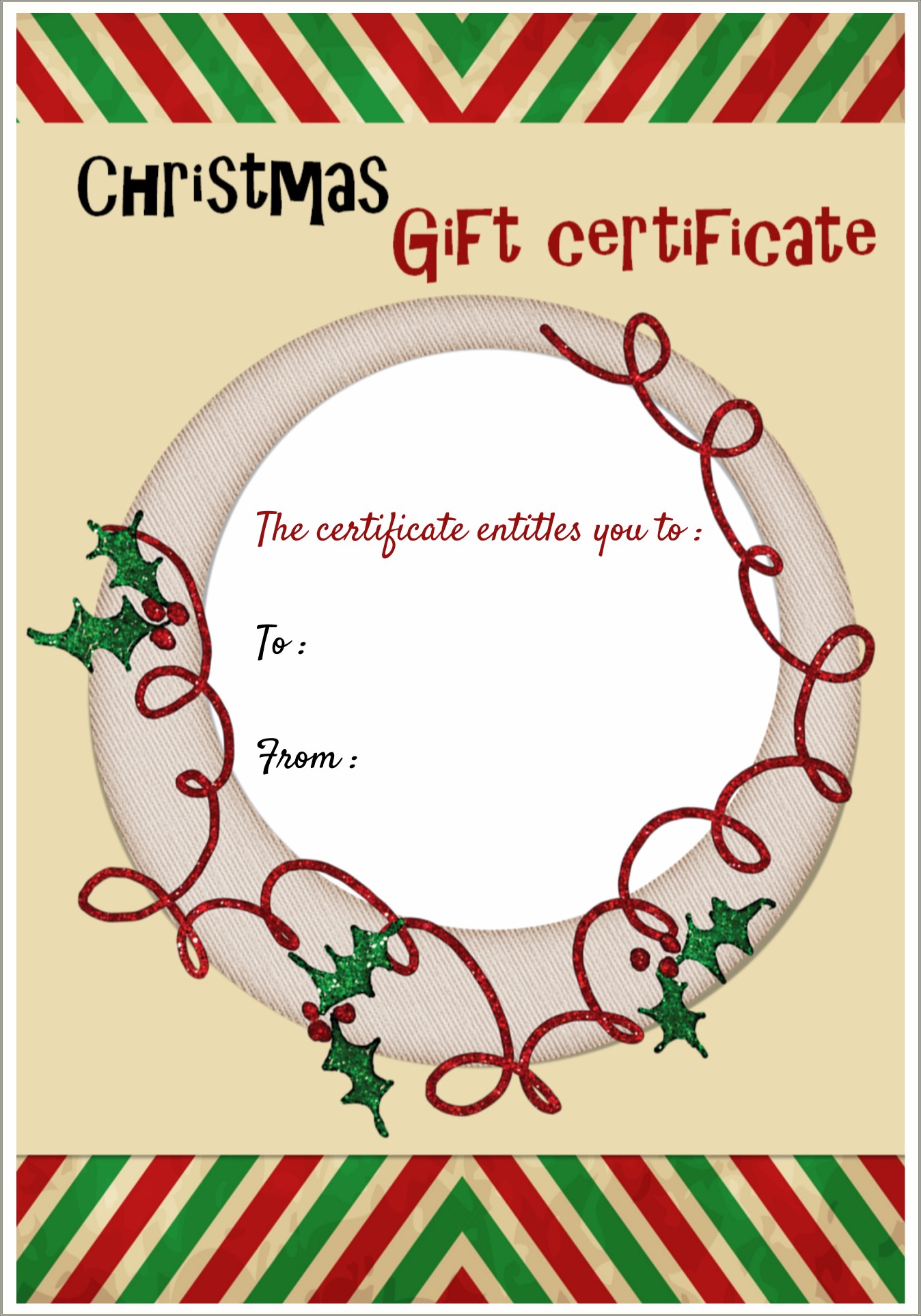 Free Download Gift Certificate Template For Mac