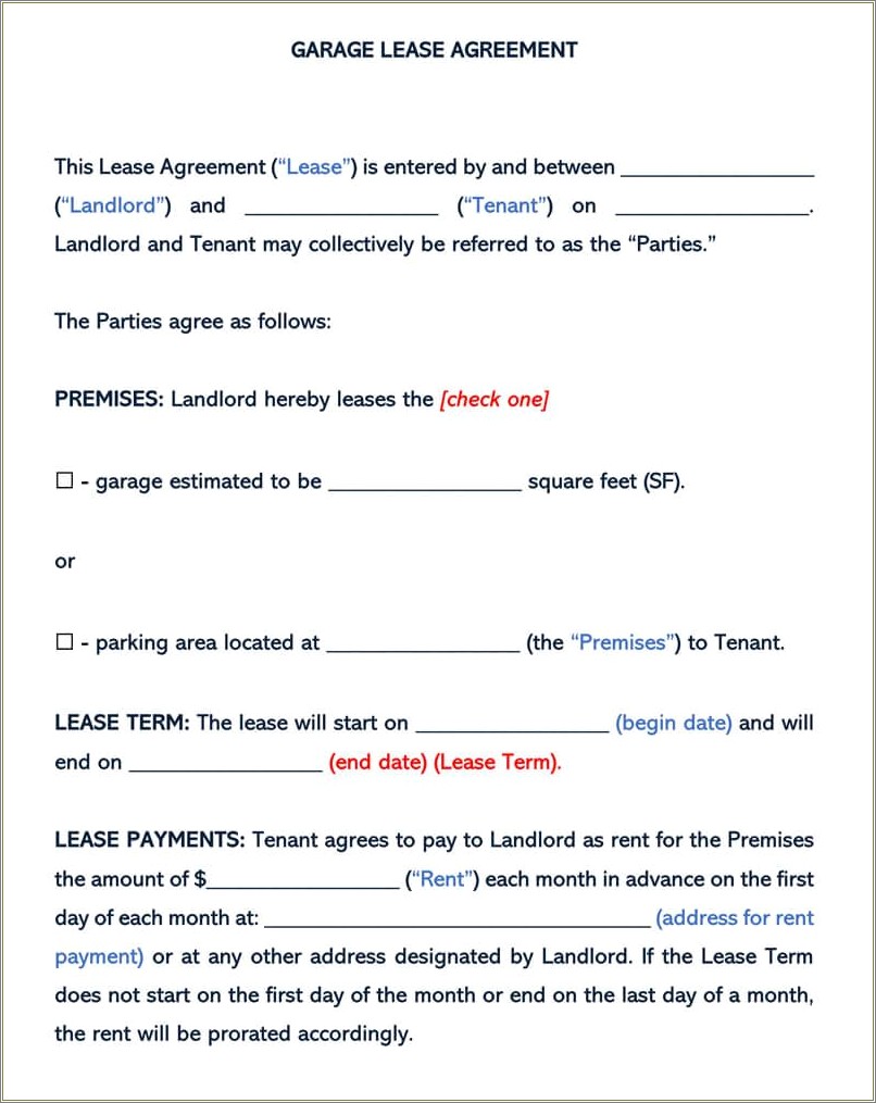 Free Download Lease Agreement Template South Africa