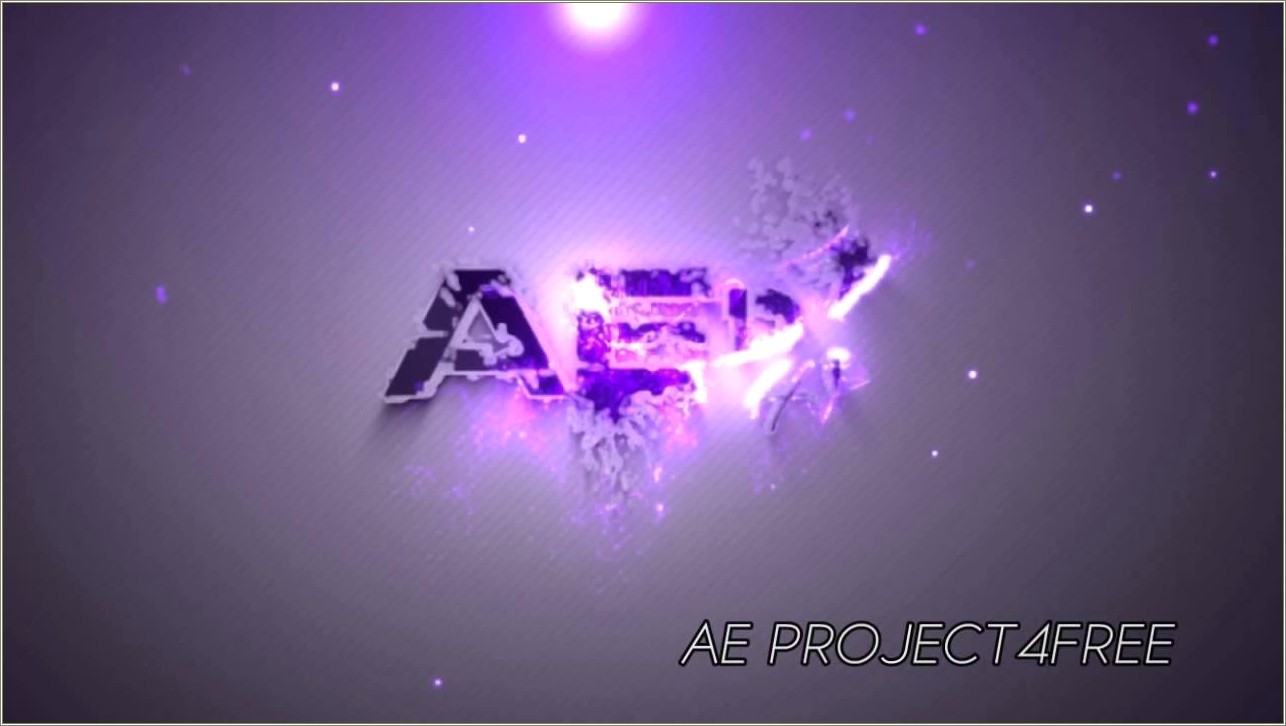Free Download Logo Animation After Effects Template