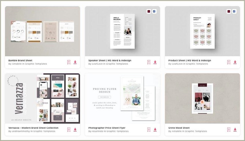 Free Downloadable Photography Pricing Guide Template For Word