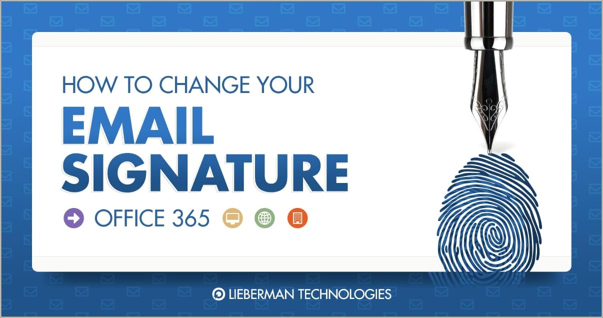 Free Email Signature Templates For Office 365