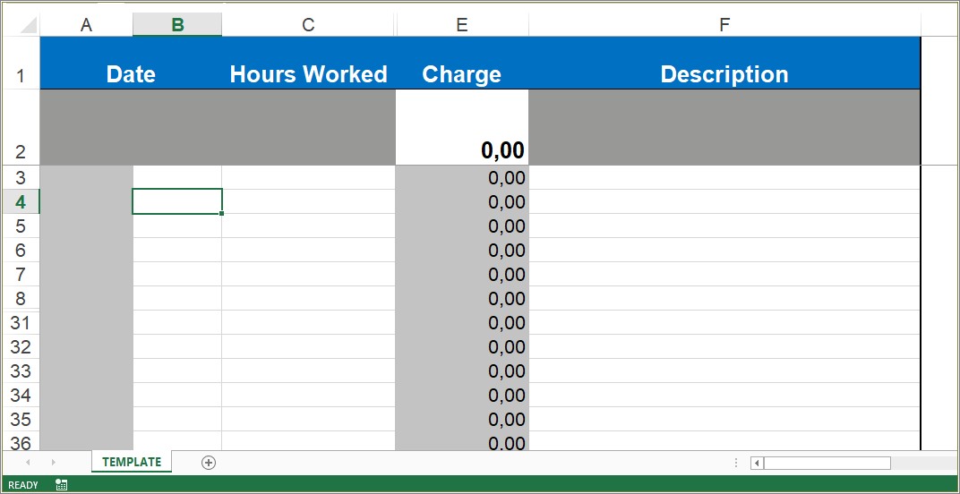 Free Excel Weekly Timesheet Template With Formulas