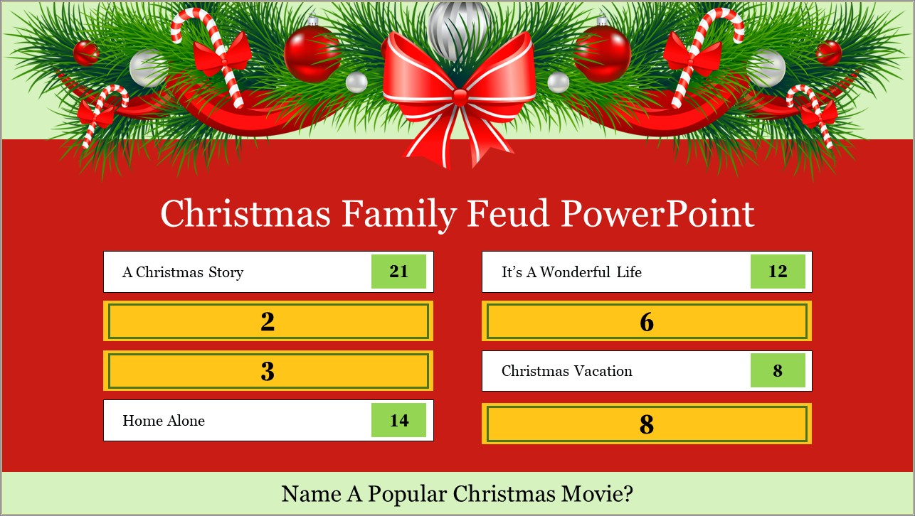 Free Family Feud Powerpoint Template With Sound