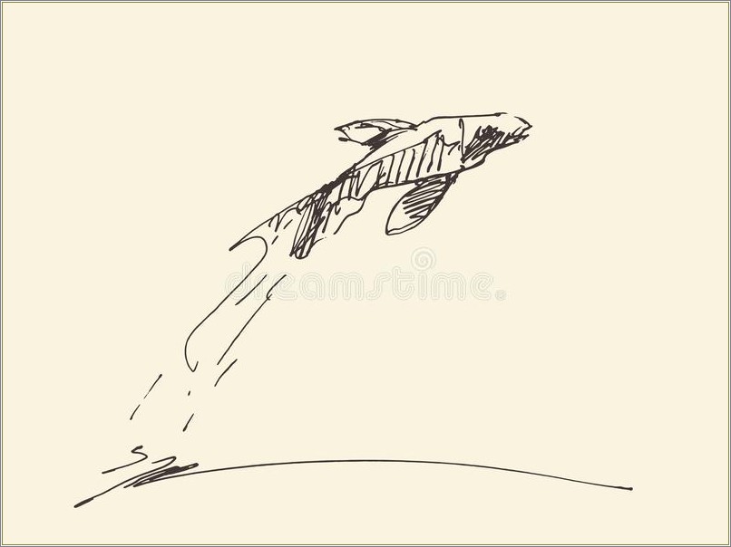 Free Fish Jumping Out Of Water Template Printable