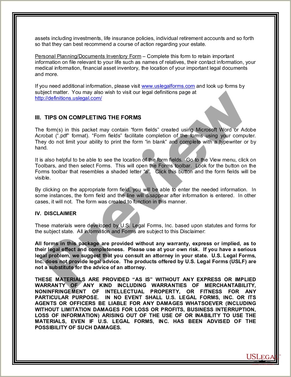 Free Florida Last Will And Testament Template