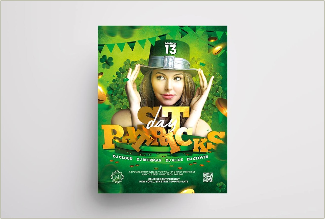 Free Flyer Templates St Patrick's Day