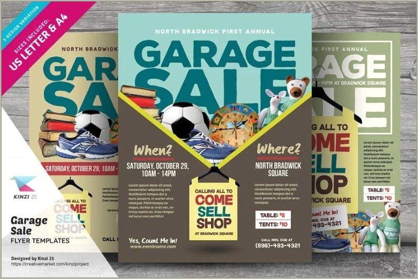 Free Garage Sale Flyer Template Microsoft Word