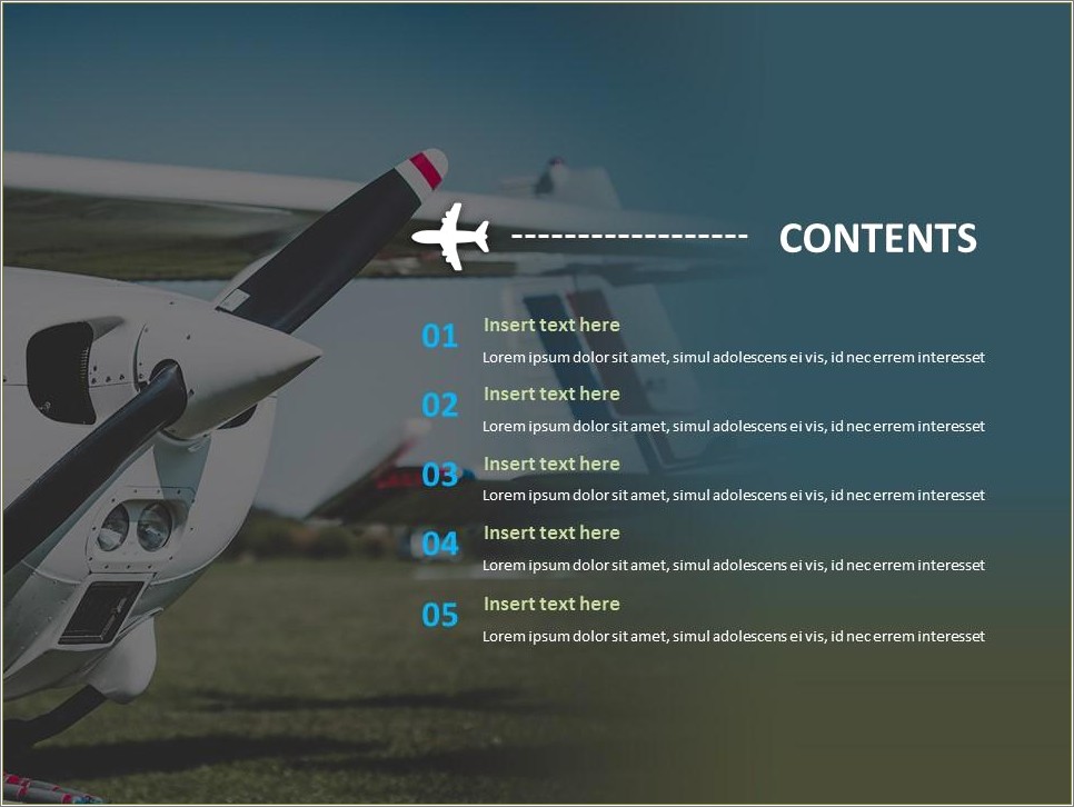 Free General Aviation Themed Google Slides Templates