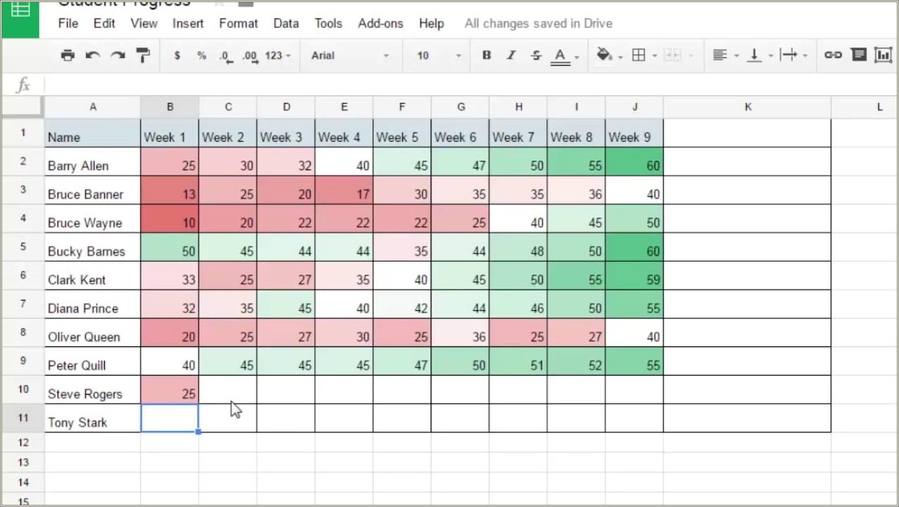 Free Google Sheets Templates Classroom Accomodations And Modifications
