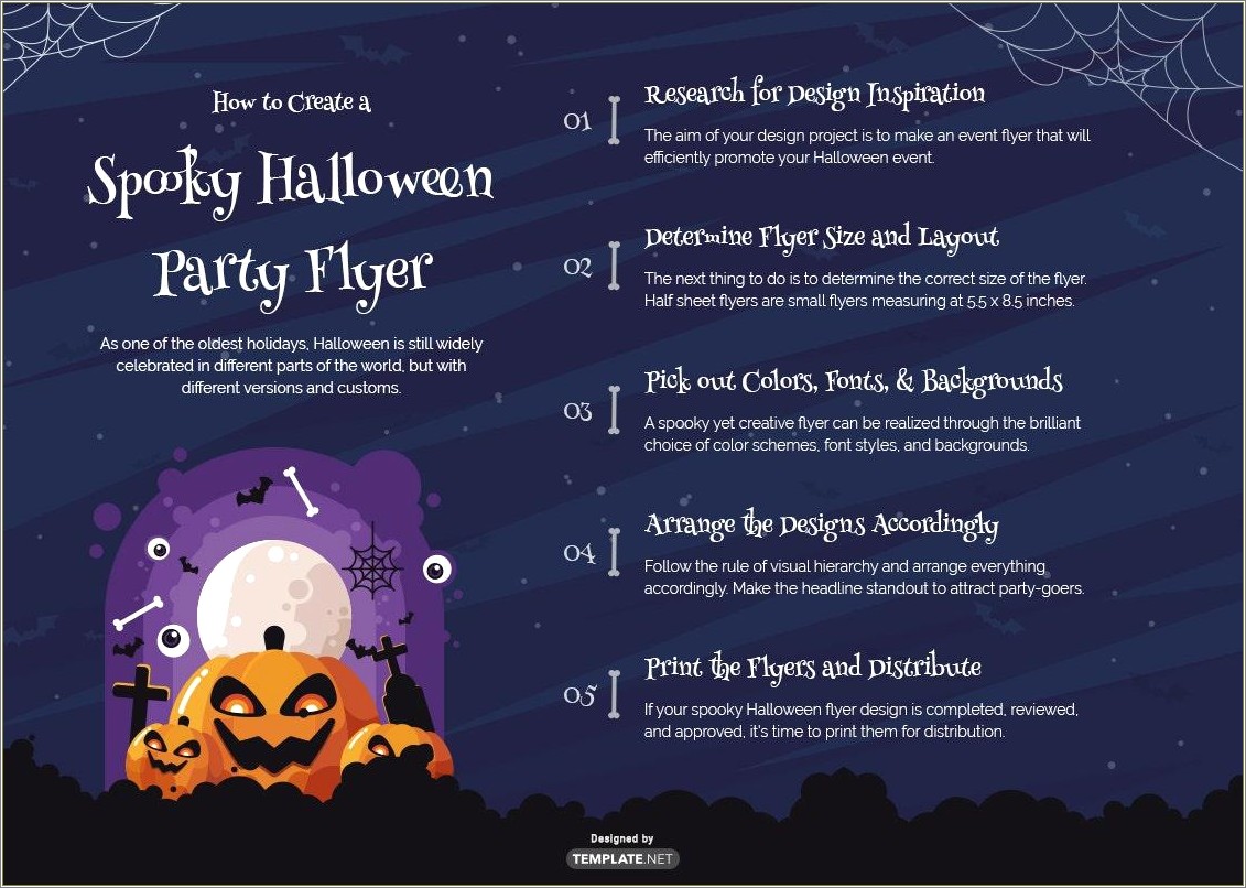 Free Halloween Flyer Templates For School Dance