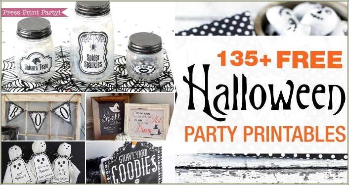 Free Halloween Party Sign Up Sheet Template