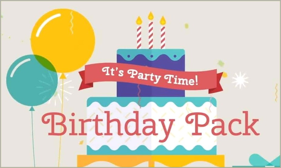 Free Happy Birthday Slideshow After Effects Templates