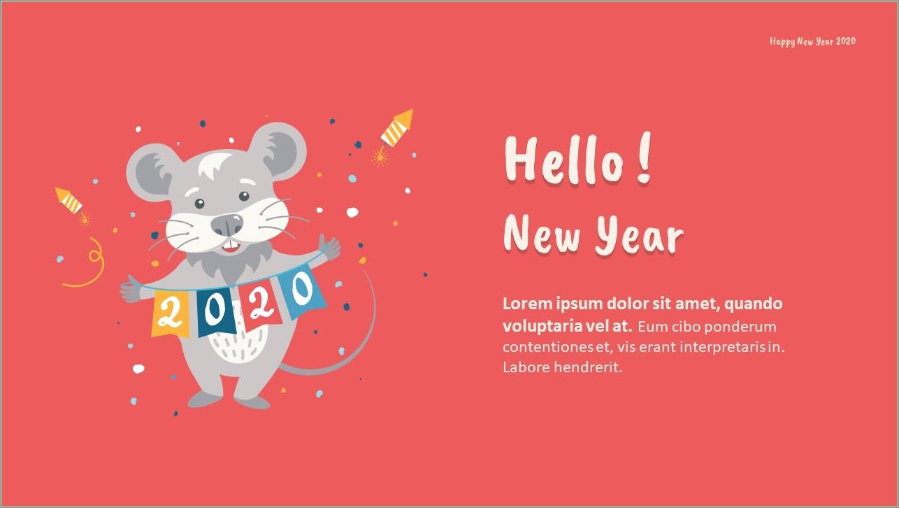 Free Happy New Year 2015 Powerpoint Template
