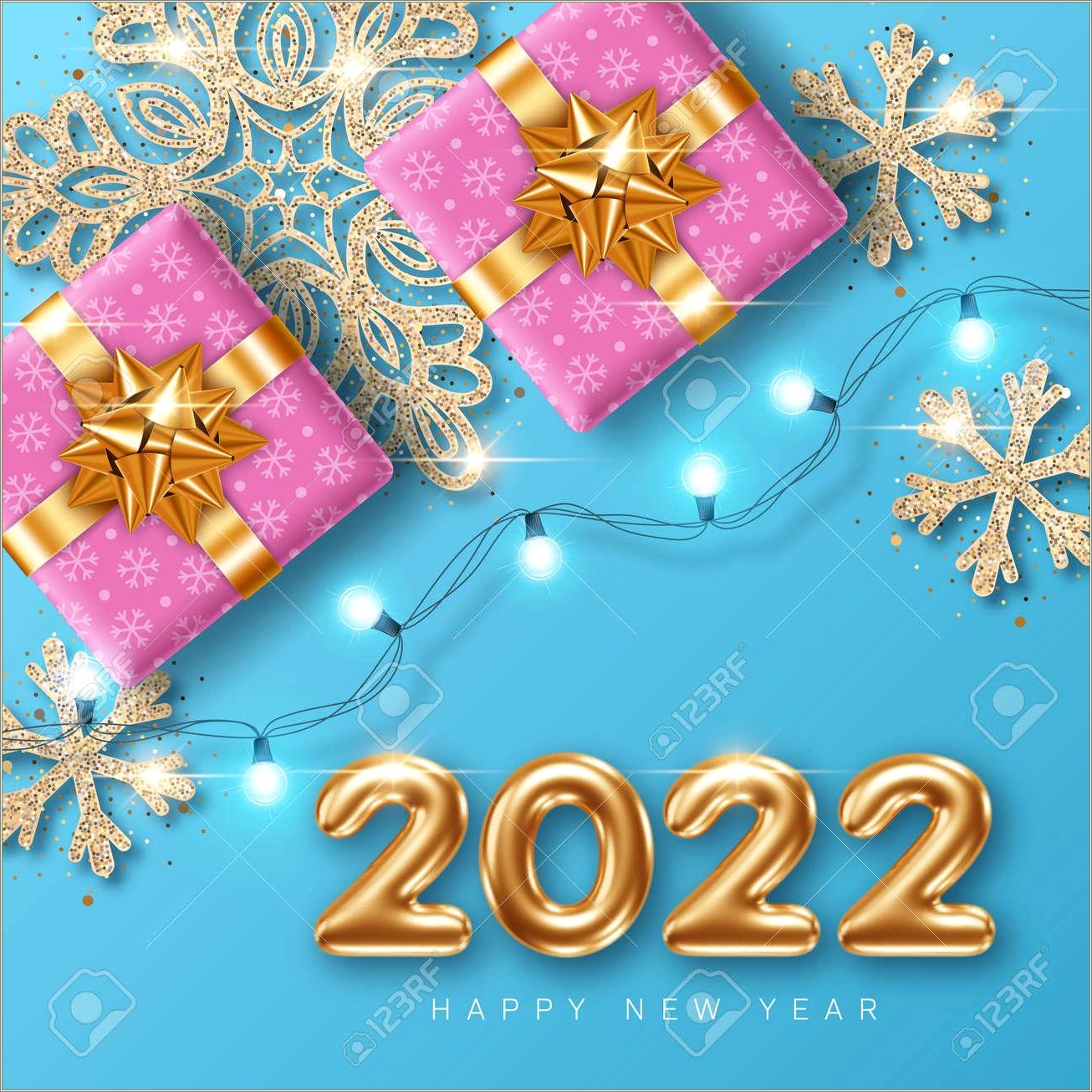 Free Happy New Year Photo Cards Template